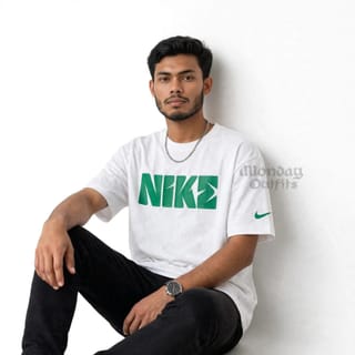 Premium Oversized Drop Shoulder NIKEE Graphic Tee 3