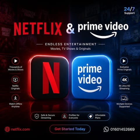 Netflix + Prime Video Combo