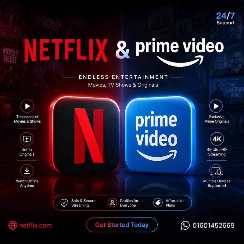Netflix + Prime Video Combo