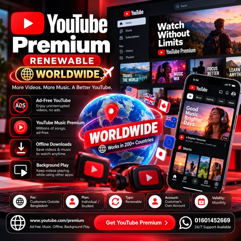 YT Premium Renewable Worldwide
