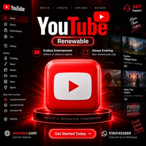 YouTube Premium Renewable