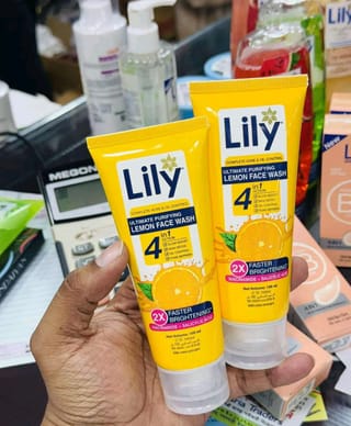 🍋✨ Lily Lemon Face Wash – 2X Faster Brightening ✨🍋 2