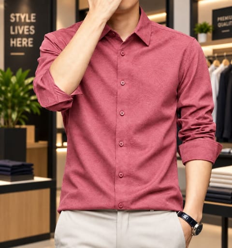 Premium Solid Stitch Full Sleeve Shirt