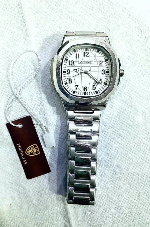 Poedagar 613 Luxury Stainless Steel Strap Watch(রিয়েল পিক)