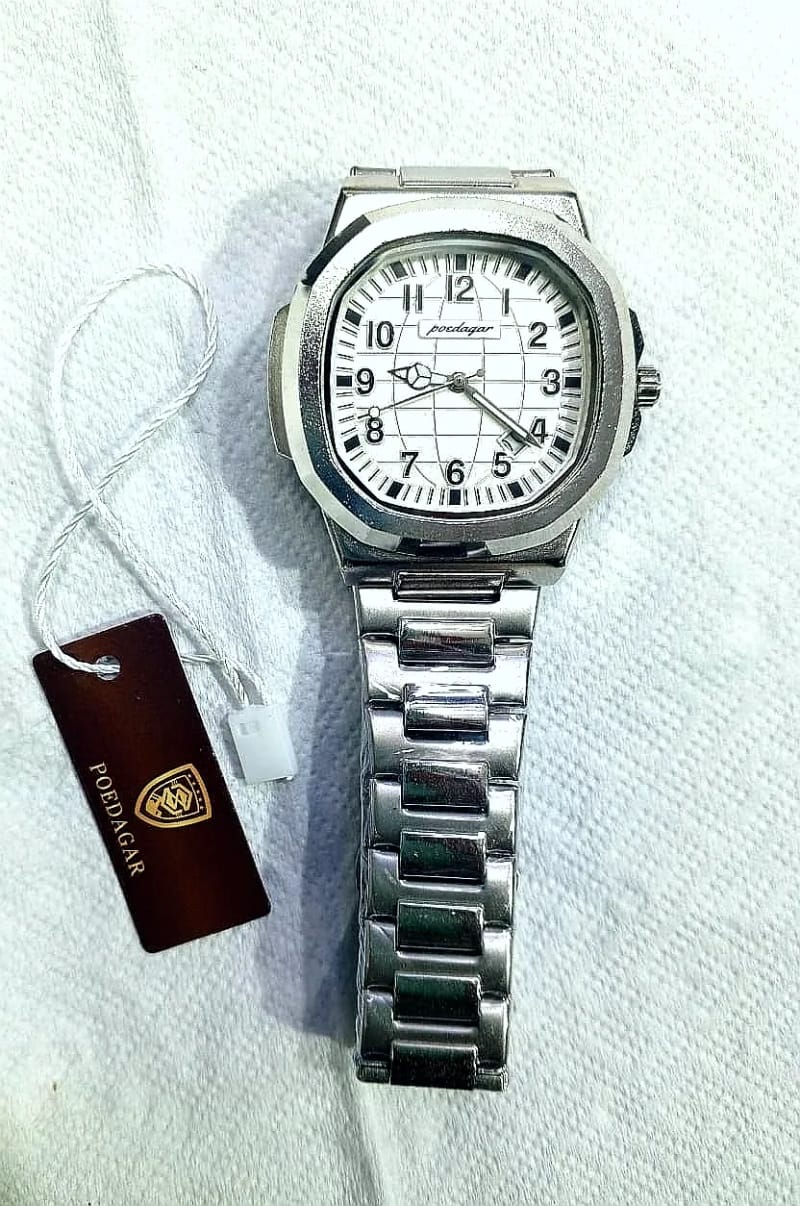 Poedagar 613 Luxury Stainless Steel Strap Watch(রিয়েল পিক)