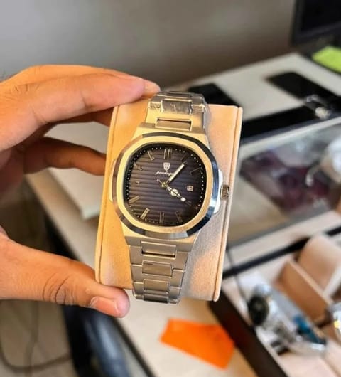 Poedagar 613 Business Quartz Luxury Stainless Steel Luminous Watch for Men Watch