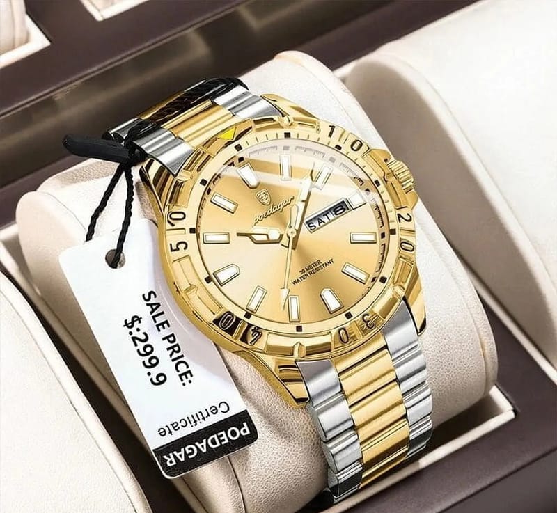 POEDAGAR 959 Stainless Steel Men's Watches