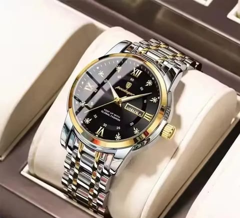 POEDAGAR 936 Fashion Luminous Quartz Watch For Men(সিটি লক)