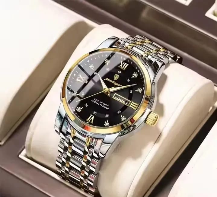 POEDAGAR 936 Fashion Luminous Quartz Watch For Men(সিটি লক)