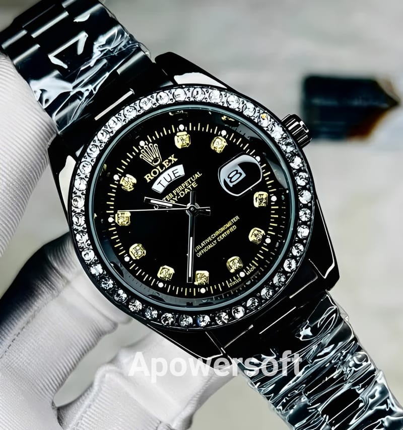 Rolex স্টাইলিশ লাক্সারি মেনস ওয়াচ (With Box)