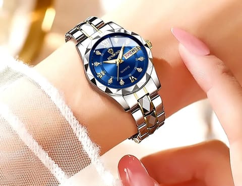 BINBOND Top Brand Luxury Fashion Business Womens Watches 30M Week Date Clock Sport Quartz Womens Wristwatch