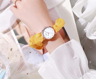 Women"s cloth belt fashion bracelet watch 1