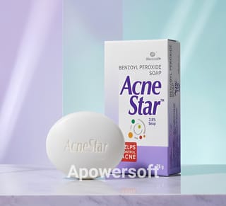 AcneStar 2.5% Benzoyl Peroxide Soap (75g) – Mankind Pharma 2