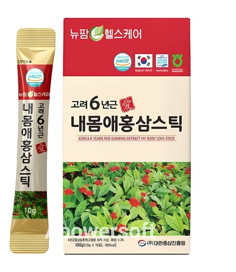 Korea 6 Years Red Ginseng Extract - My Body Love Stick (10 Sticks)
