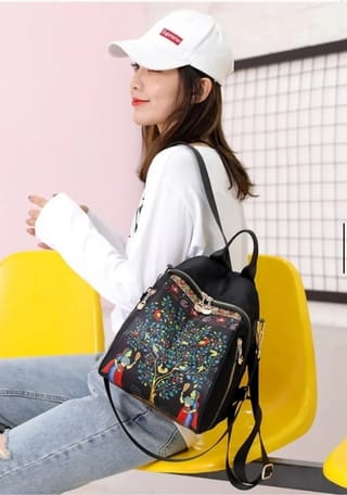 New Female Backpacks High Capacity Waterproof 2