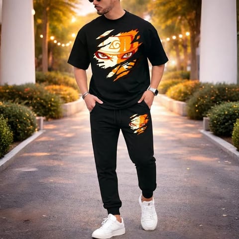 Export Quality 100% Cotton Fabrics Tshirt & Trouser Combo Set