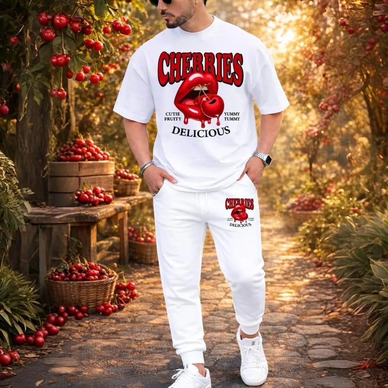 Export Quality 100% Cotton Fabrics Tshirt & Trouser Combo Set