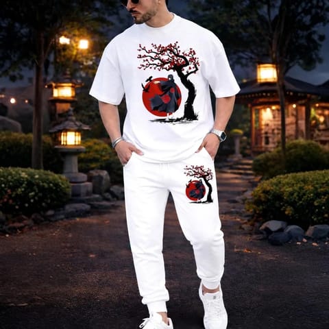 Export Quality 100% Cotton Fabrics Tshirt & Trouser Combo Set
