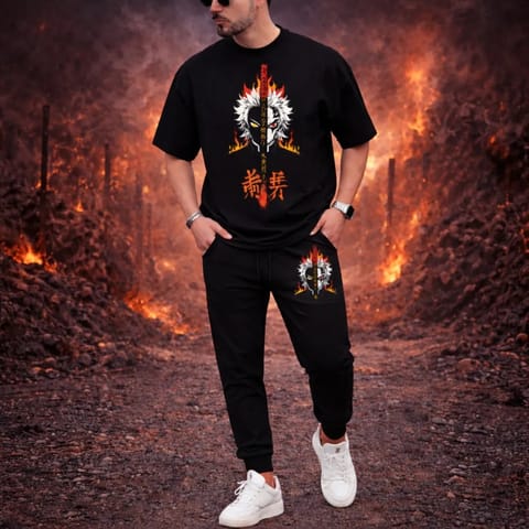 Export Quality 100% Cotton Fabrics Tshirt & Trouser Combo Set