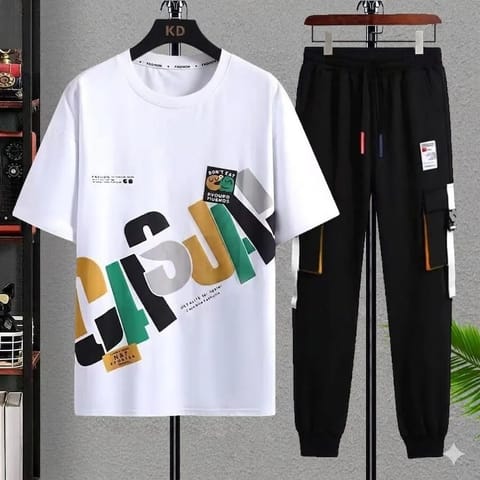T-Shirt & Trouser Combo Set