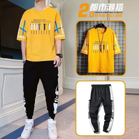 T-Shirt & Trouser Combo Set