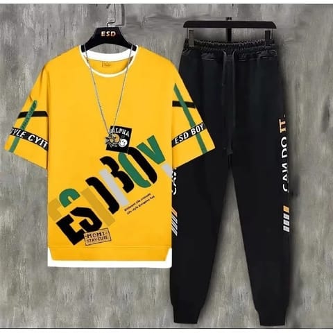 T-Shirt & Trouser Combo Set