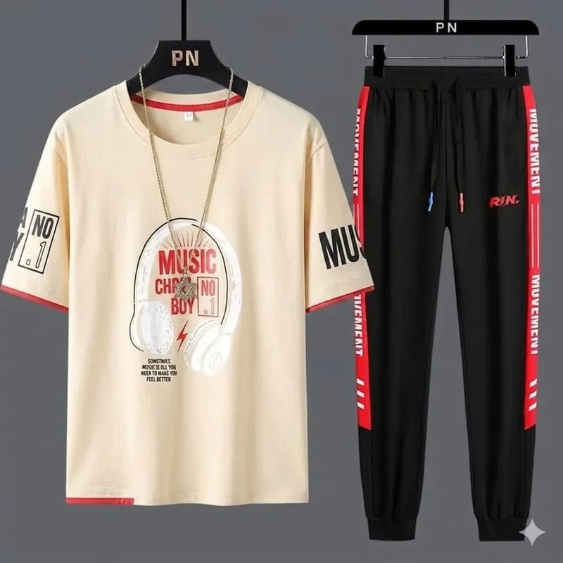 T-Shirt & Trouser Combo Set