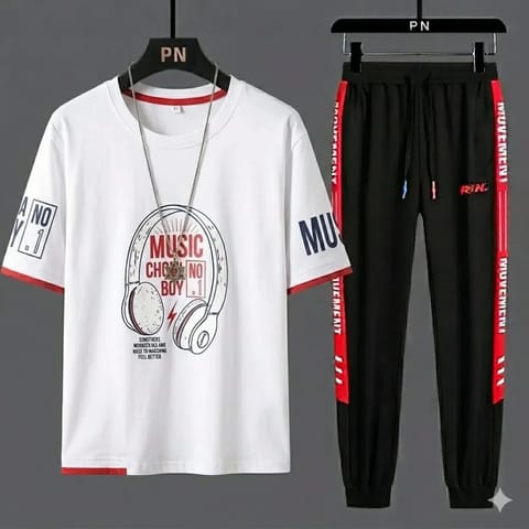 T-Shirt & Trouser Combo Set