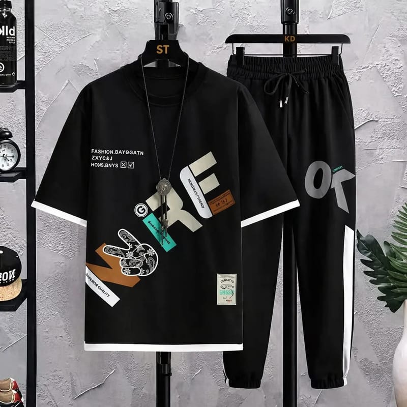 T-Shirt & Trouser Combo Set