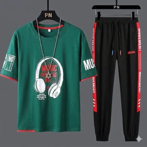 T-Shirt & Trouser Combo Set