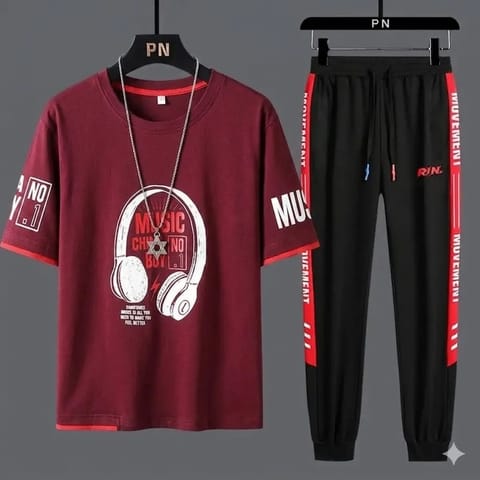 T-Shirt & Trouser Combo Set