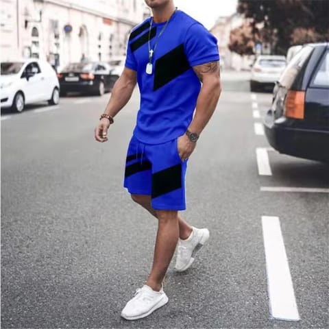 Combo Half T-Shirt And 3 Quarter Pants For Man