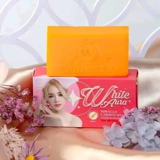 White Aura Miracle Carrot Soap 1
