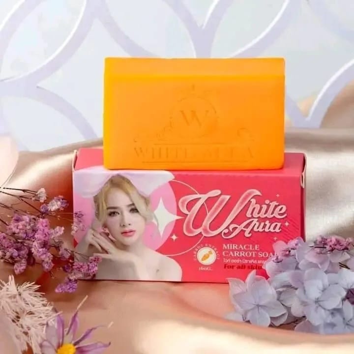 White Aura Miracle Carrot Soap