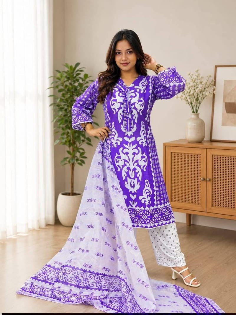 Skin Print Three Piece