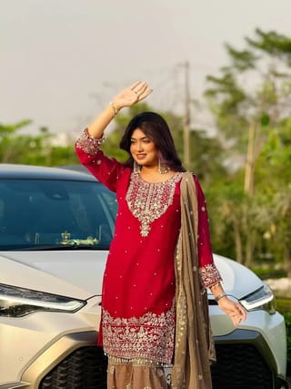🔥 লাক্সারি গারারা পার্টি ড্রেস💥 3