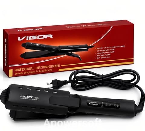 VIGOR Professional Hair Straightener – Hair Styling & Straightening Iron