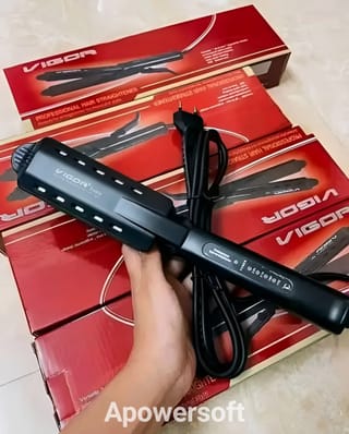 VIGOR Professional Hair Straightener Ceramic Hair Styling Iron 3
