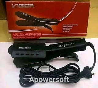VIGOR Professional Hair Straightener Ceramic Hair Styling Iron 4