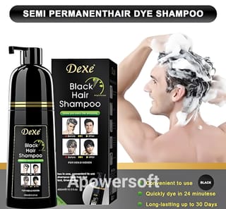 Dexe Black Hair Shampoo Bottle 400 ml new 2