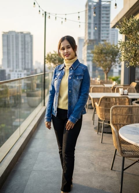 Fashionable Denim Jacket For women