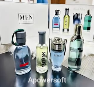 Men's Perfume Set Cologne Four_-piece _Set_ Long Lasting 25ML*4=100ml 2