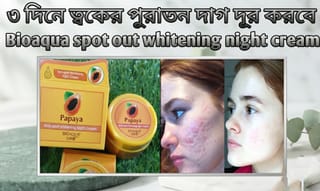 ৩ দিনের অফার ৩ পিস নিতে হবে 🌸 Bioaqua Papaya Anti-Spot Whitening Night Cream 🌸 1