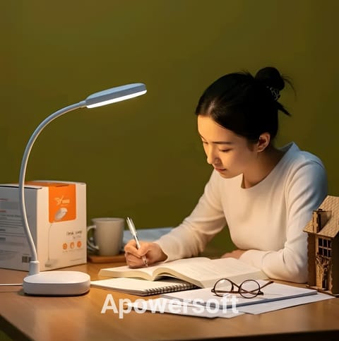 YAGE YG-T034 Portable LED Reading Lamp with Touch Switch & Stepless Dimming