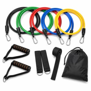 Power Resistance Bands Set (100% Latex Tubes)