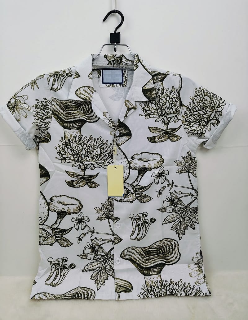 Luxury China Spandex Cot Drooped Shulderd Shirt
