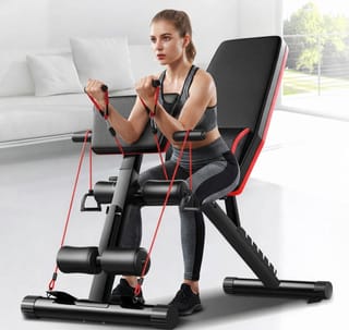 Adjustable Weight Bench With Foldable Flat/Incline/Decline 2