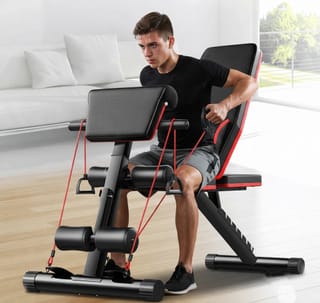 Adjustable Weight Bench With Foldable Flat/Incline/Decline 3