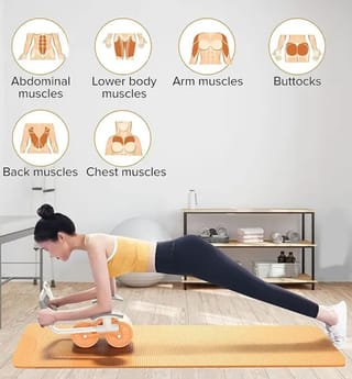 Adjustable hand AUTOMATIC REBOUND HEALTHY ABDOMEN WHEEL BD Price 2
