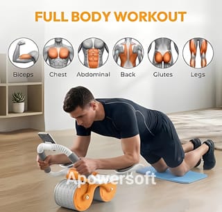 Adjustable hand AUTOMATIC REBOUND HEALTHY ABDOMEN WHEEL BD Price 3